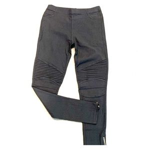 Gray Moto Jeggings
